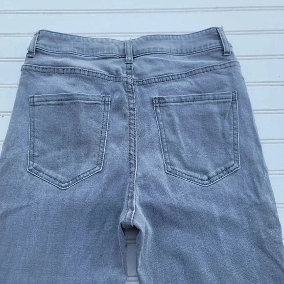 Forever 21 Gray Denim Stretch  Skinny Jeans Women’s  28x27 High-Rise Sz 28 - Picture 9 of 9